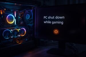 PC shut down while gaming