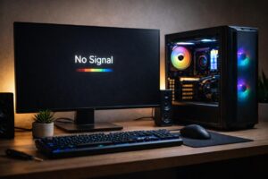 PC Turning on but no display on monitor