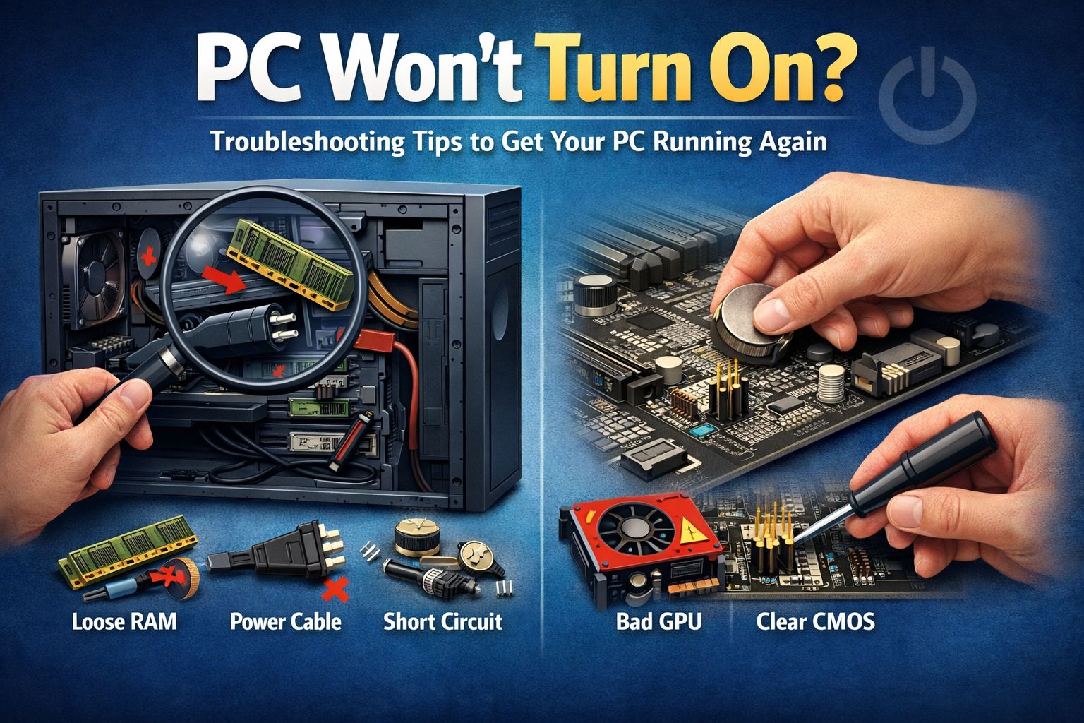 PC won't turn on