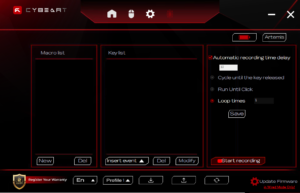 creating macros in cybeart mouse software