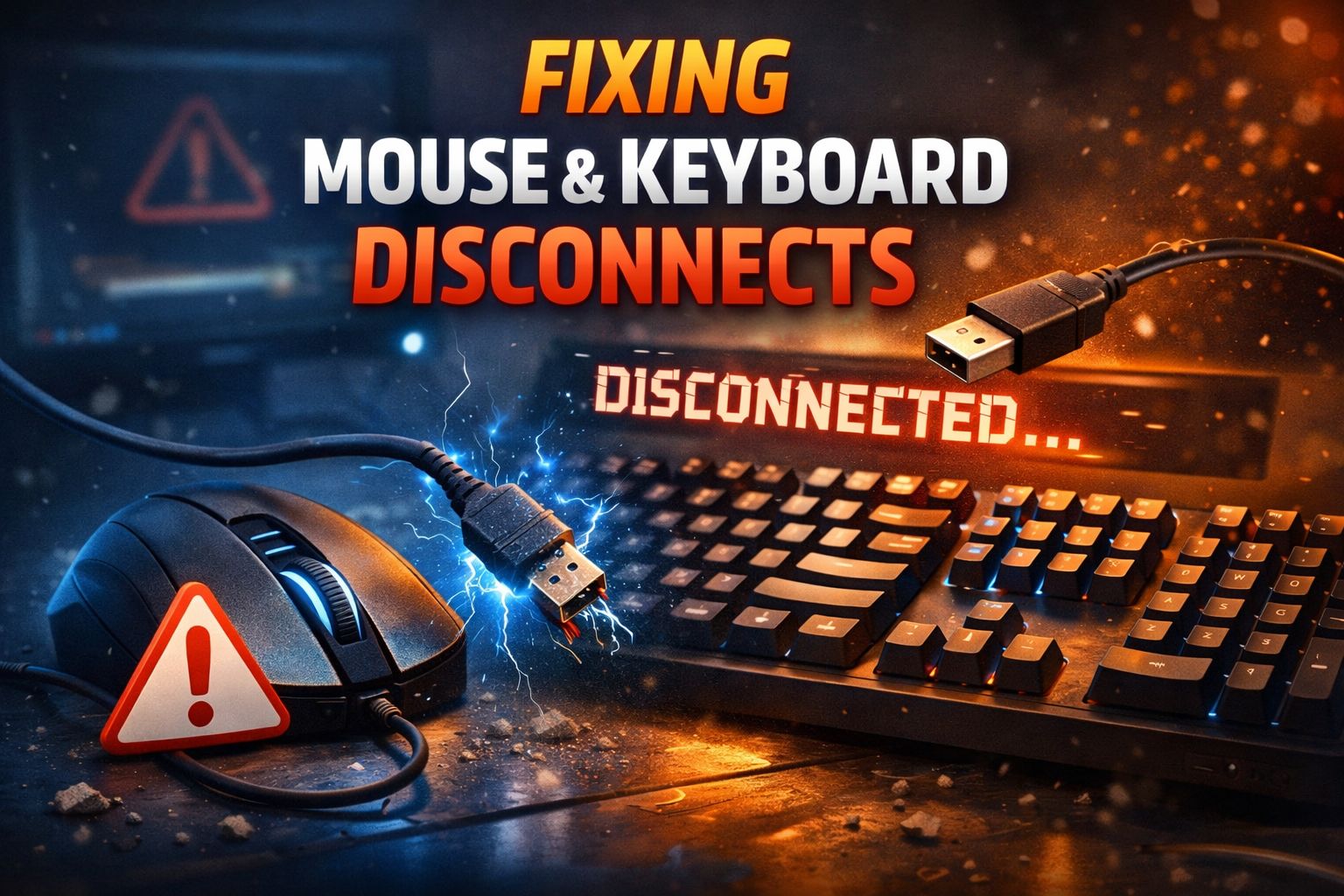 Mouse and keyboard keeps disconnecting