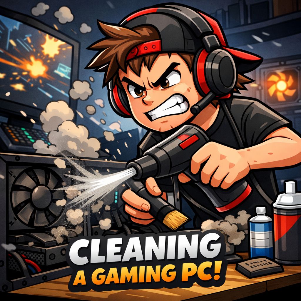 clean dust from gaming PC