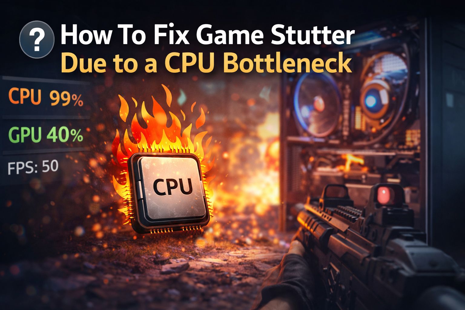 Fix Games That Stutter Due to a CPU Bottleneck
