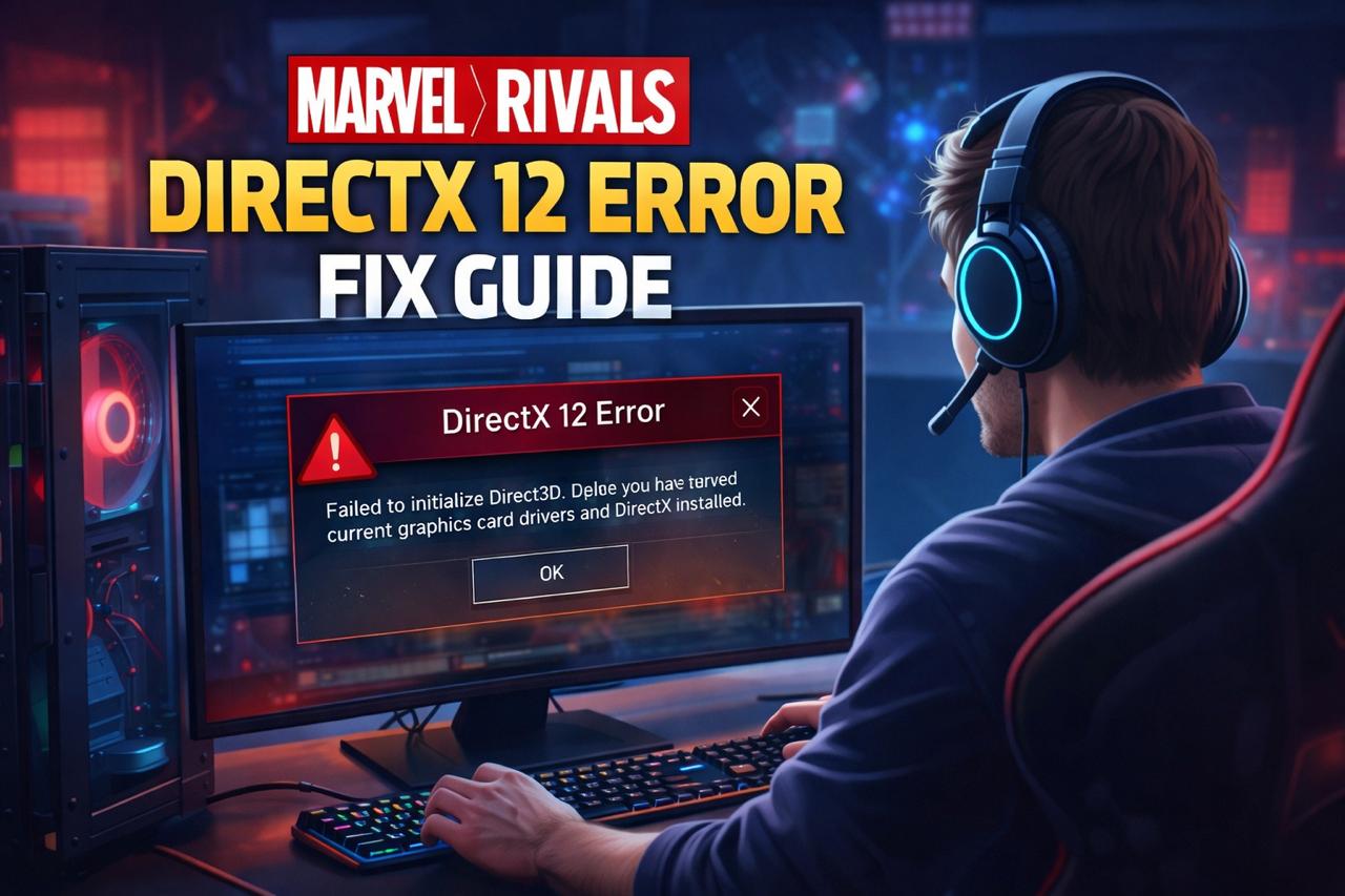 Marvel Rivals DirectX 12 Error