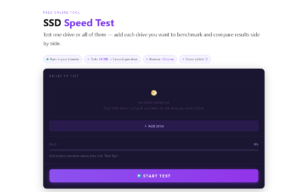 Check you SSD speed for free