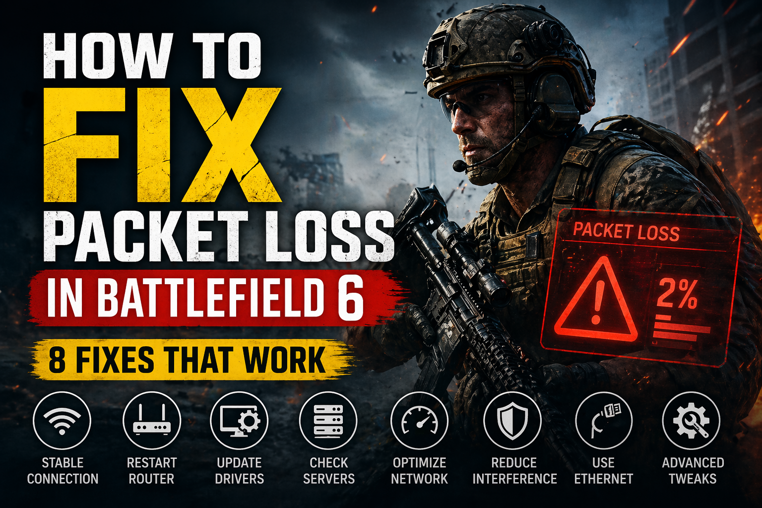 Packet Loss in Battlefield 6